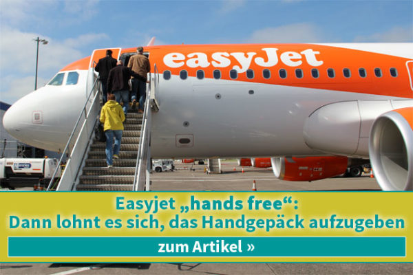 easyjet hands free three